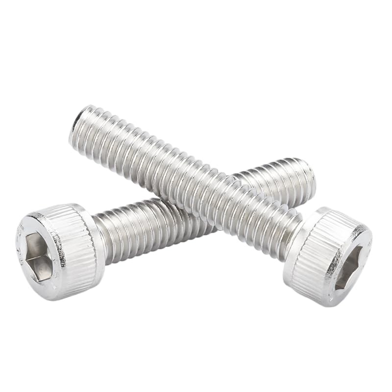 Hmevsafinect 10 Pcs M6 x 20mm Thread Pitch 1 mm