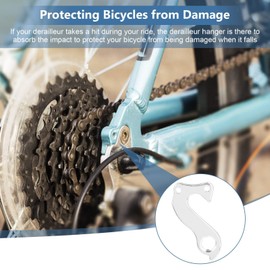 1pc Cycling Bicycle Aluminium Alloy Rear Gear Mech Derailleur Hanger Hook Dropout Frame for Most Bikes