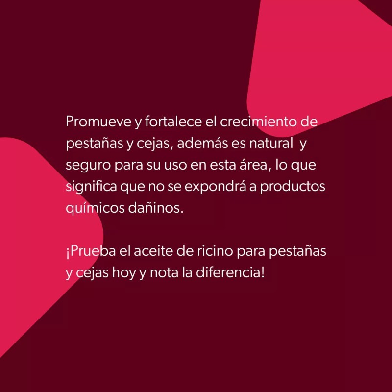 Extraherbos Aceite De Ricino Puro, 100% Natural, Para Pestañas Y