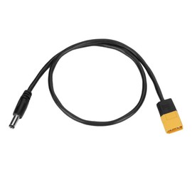 ViaGasaFamido XT60 Adapter Cable, XT60 Male Connector to Male DC 5.5 x 2.5mm DC5525 Power Cable Smart Soldering Iron Adapter Cable