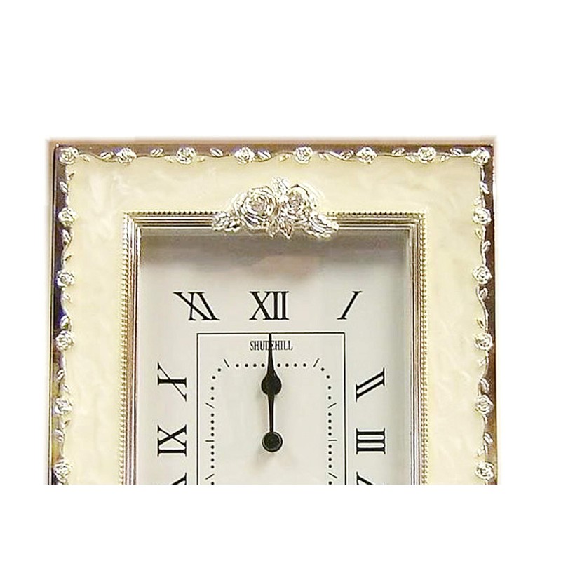 benerini Happy 25th Silver Wedding Anniversary Quartz Table Clock Gift
