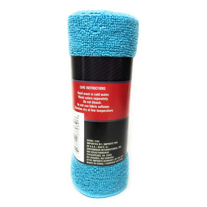 Driver's Choice Microfiber Cleaning Towels, 2 piece, 14in x 16in