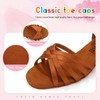 SWDZM Scarpe da Ballo Latino Americano Bambina Standard Salsa Ballroom