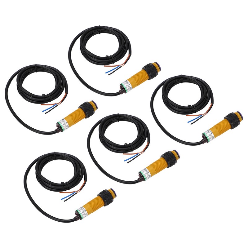 5 Pcs Infrared Photoelectric Switch 10cm Detection NPN Normally Open