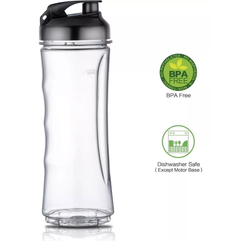 La Reveuse Botella De Deporte Portátil Sin Bpa, Con Tapa