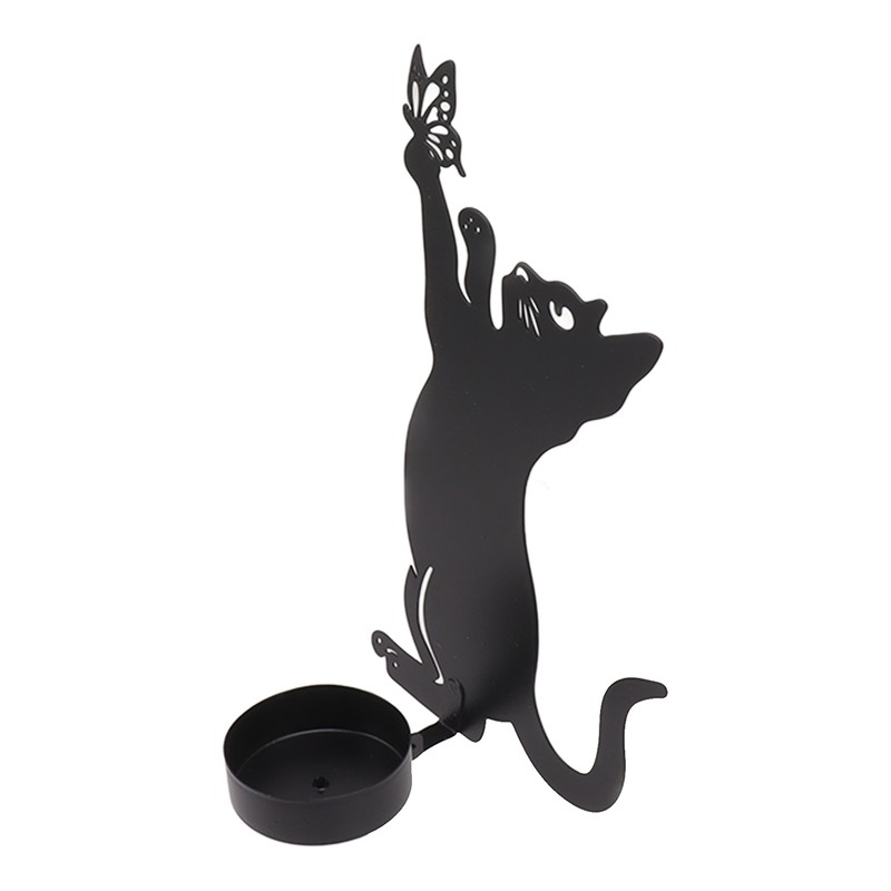 Home Decor Candlestick Durable Cat Candle Holder Decorative Candlestick Holder
