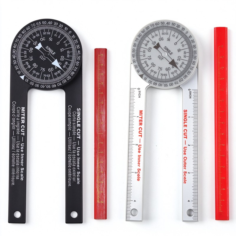 Miter Saw Protractor for Woodworking – High Precision Angle Finder