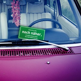 Inkognito Parking Ticket For Letting Off Steam, 12 Tear-Off Parking Tickets, 20.7 x 9.5 cm, Artist: Sobunthier, German Language