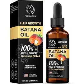 Batana Oil for Hair Growth: Raw Batana Natural Hair Oils for Hair Growth Damaged Hair Dr Sebi from Honduras - Split Ends Hair Loss Treatments for Women