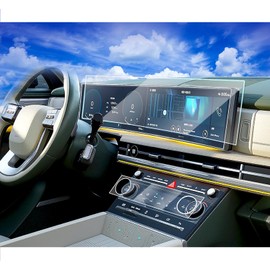 2Pack 2024 Hyundai Santa Fe Screen Protector & AC Climate Film for 2024 Hyundai Santa Fe SE SEL XRT Limited Calligraphy Hybrid Dual 12.3Inch Plastic Screen Protector Touchscreen Protective Film for 2024 Santa Fe