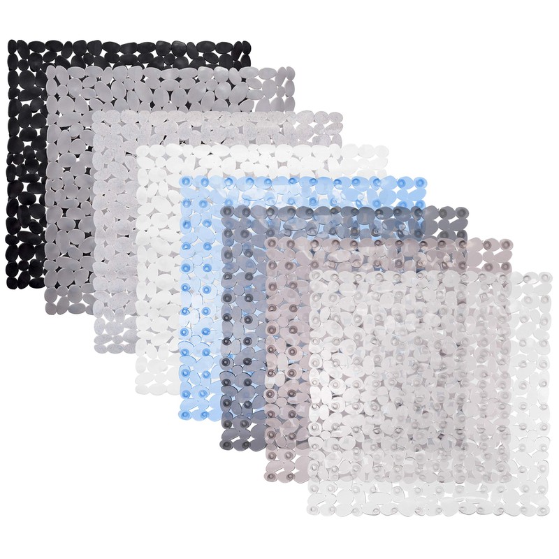 Stone-look shower mat / bath mat, 53 x 53 cm