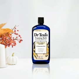 N/A Dr Teal's Cozy Foaming Bath – Baño de Burbujas Vainilla, 34 fl oz