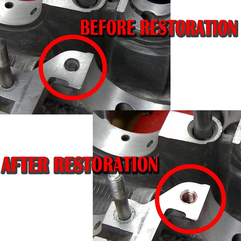 M11 x 1.5 Metric Head Bolt Thread Repair Kit Replaces