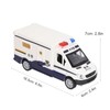 Kids Vehicle Toy 4 Door Opening Simulated Pull Back Alloy