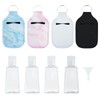 IBEQUEM 8Pcs Hand Sanitizer Keychain Holders, Empty Hand Sanitizer Holders