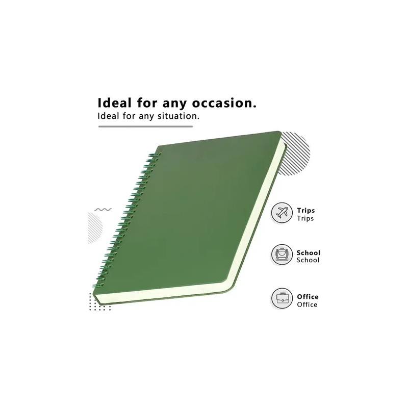 4 Pieces Con Pasta Dura, Cuadernos De Notas Profesional