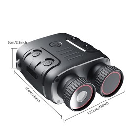 condinggen Night Vision Binoculars,1080P 5X Digital Zoom 984Ft 7-Level Adjustable Infrared Night Vision for Photography,Wildlife Watching,Camping