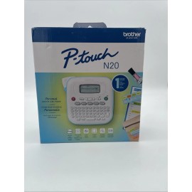 Brother P-Touch PT-N20 Personal Desktop Label Maker Portable B TAG TAPE FREE SHP