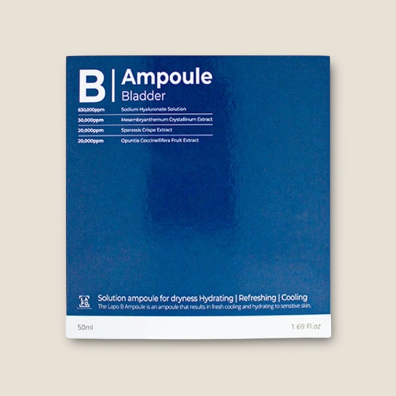 The Rapo/B Ampoule 50ml (Moisture/Cooling) / 더라포/ B앰플 50ml (수분/쿨링)