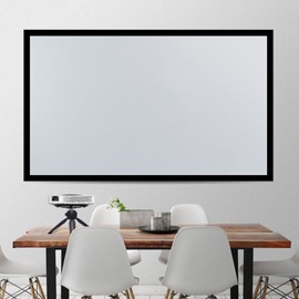 Fabric Projector Screen Anti-crease Movie Screen Indoor Outdoor Us 135 Inches