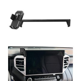 Car Phone Mount for Toyota Tundra 2020 2021-2024 2025/Sequoia 2023 2024 2025 Accessories 14-Inch Screen 360° Rotation Phone Cradles Auto Lock Cell Phone Holder Not Affect Air Vent