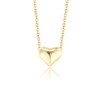 SugarTang Heart Necklace for Women, Gold Plated S925 Sterling Silver