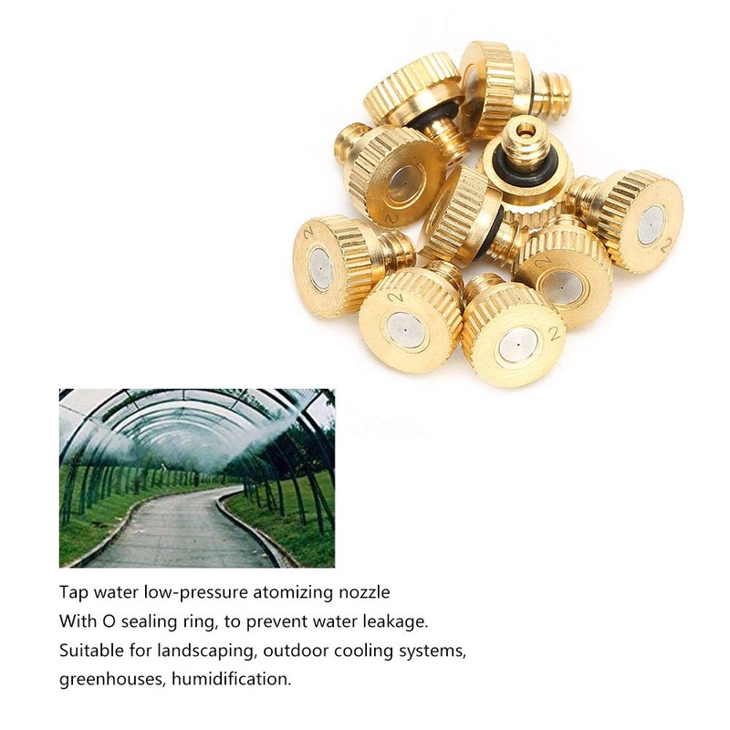 10Pcs 0.2mm Tap Water Low Pressure Atomizing Sprayer Nozzle Misting