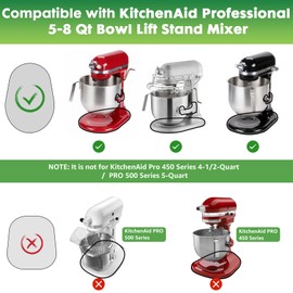 for Kitchen Aid Mixer Sliding Mat - Slider Mat for Kitchen Aid Artisan 4.5-5 Qt Tilt-Head Stand Mixer, Mover Mixer Slider Pad for Kitchen Aid Mixer Attachment Kitchen Appliance Countertop Accessories