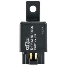 804-1A-C1-R2 12VDC 30A 4Pins 1 Form A Quick Connect SPST Automotive Power Relay Normally Open