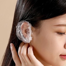 [MEN0OOM5_62_62] Hair Salon Earmuffs, Dyeable, Waterproof, 100 Pieces / [MEN0OOM5_62_62]미용실 귀덮개 귀커버 염색 방수 100개
