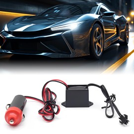 DC EL Wire Inverter, El Wire Driver EL Panel Driver Unit Inverter Neon Glow Strip Light DC 12V EL Tape Controller