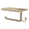 Toilet Paper Holder Multipurpose Retro Elegant Zinc Alloy Double Layer