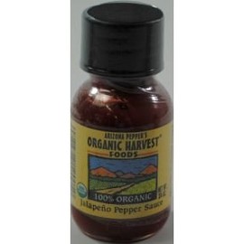 Arizona Peppers Organic Harvest Jalapeno Pepper Sauce (3/4 Oz Mini Bottle; Case of 30)