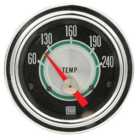 Stewart Warner 311CC Green Line 2-1/16" Water Temperature Electric Gauge