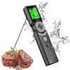 OBEST Kitchen Thermometer, Smart BBQ Thermometer, High Temperature Warning with