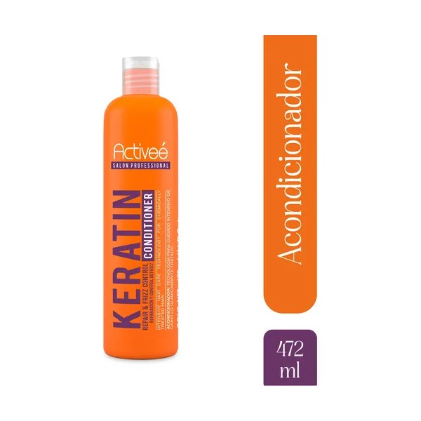 Acondicionador Activee Professional Keratin Tecnologia para cuidado Intensivo de Cabello
