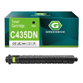 GREENBOX Compatible SPC 435dn Toner Cartridge Replacement for Ricoh SP C435dn 821243 for SP C435 SP C435dn Printer (11,000 Pages High Yield, 1 Black)