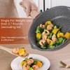 Starunder Induction Nonstick Skillet Frying Pan With Lid,Swiss Granite Omelette