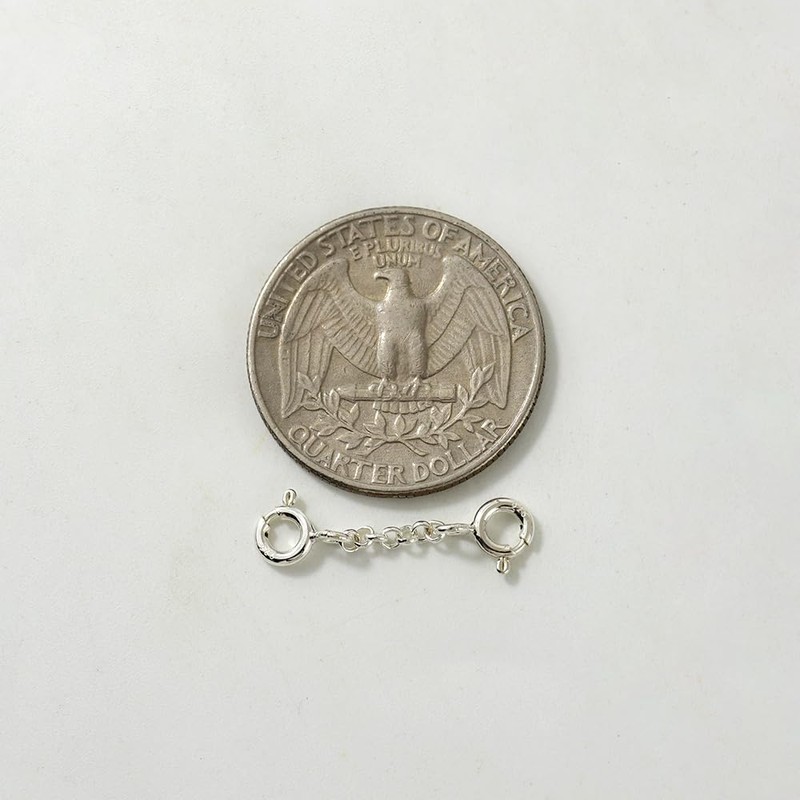 [FUSSED] Necklace Chain Extender Sterling Silver 925 Chain Extender Bracelet