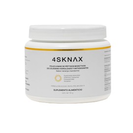 ela nutrition | ela Collagen | 4SKNAX | Polvo a base de péptidos bioactivos de colágeno hidrolizado y antioxidantes | 134 gramos (30 porciones)