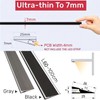 JARBIH 5Pack 1M/3.3ft Ultra-Thin Led Aluminum Profile, 45° Oblique Lighting