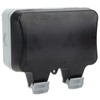 Outdoor Wall Power Socket with 2 3-Hole Socket 2 Switch