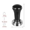 SANTOW 51mm Espresso Tamper, Barista Coffee Tamper with Flat Stainless
