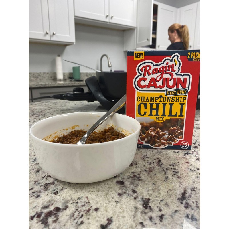 Ragin' Cajun Championship Chili Mix - Pack of 2, Gluten-Free,