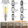 LiteHistory E12 led Bulb 6W Equivalent E12 Candelabra Bulb 60