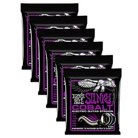 6 PACK Ernie Ball 2720 Cobalt Power Slinky Electric Guitar Strings