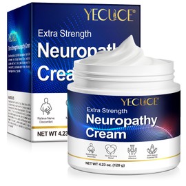 Neuropathy Nerve Relief Cream, Nerve Relief Cream for Foot, Hands, Legs, Toes with Rosemary, Ginger and Lavender for Muscle & Joint Discomfort, Relieves Muscle and Joint Tiredness (1)