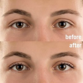 TRIM Rizador de pestañas profesional, herramienta de maquillaje con almohadilla rizadora acolchada 100% silicona, crea pestañas abiertas y levantadas, rizo sin pellizcos