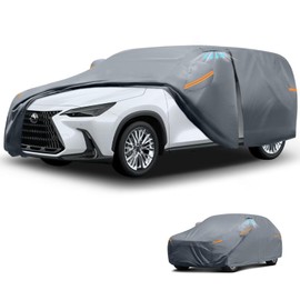 Waterproof Lexus NX300 350 250(2014-2025) Car Cover with Breathable Vents, [2025 Upgrade] Premium Covers with Cotton Liner and Zipper Door, Sun Rain Snow Dust Uv Protection.(Gift with Towel)