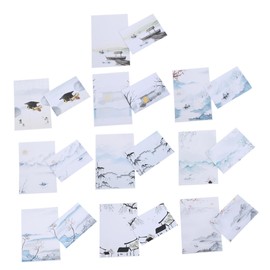 Ciieeo 10sets Creative Floral Pattern Letter Stationery Kit Envelopes Cute Japanese Design for Birthdays Invitations and Personal Messages